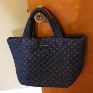 MZ Wallace Small Metro Tote in Navy